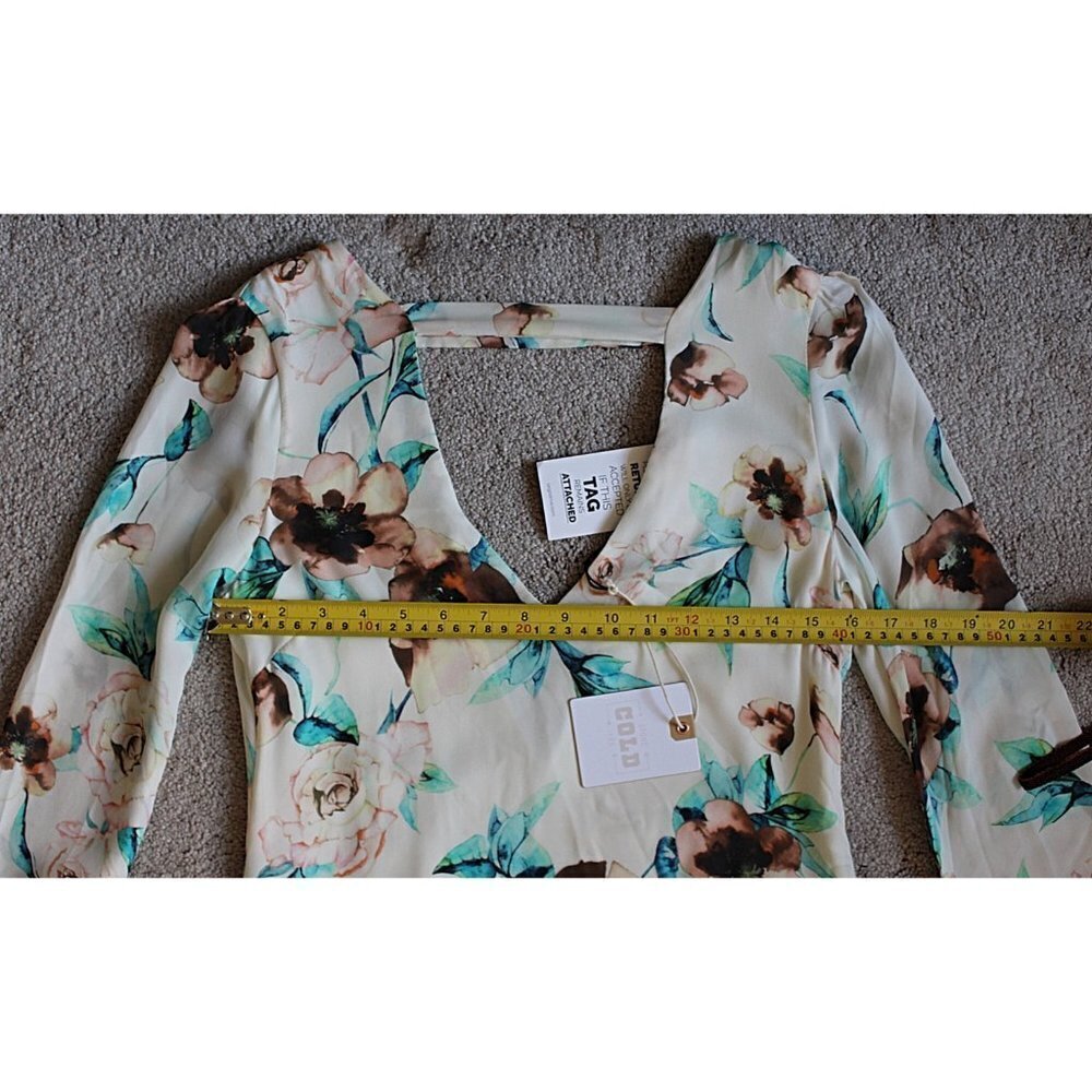 New w/Tags - Original Stone Cold Fox Romee 100% Silk Dress - made in LA, sz 1 - Picture 8 of 11